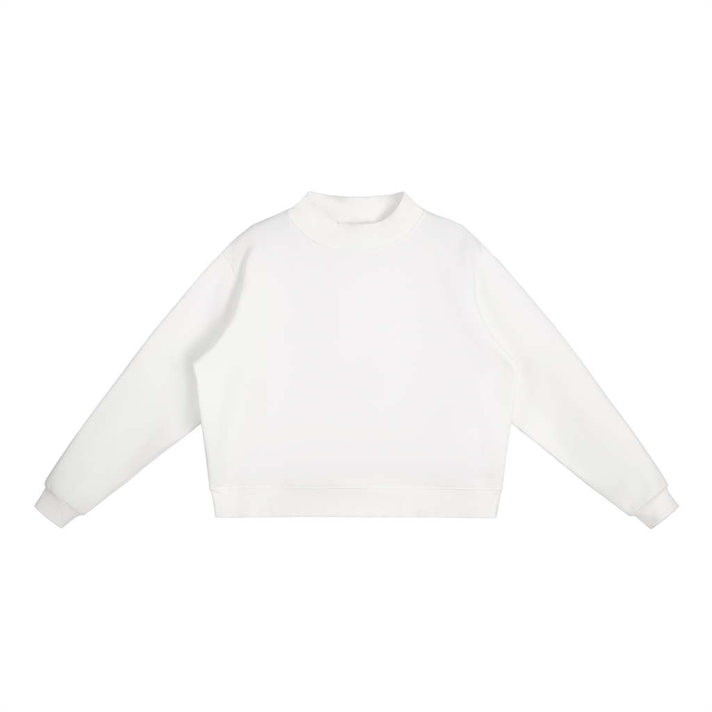 EIWMock Neck Crew Sweatshirt
