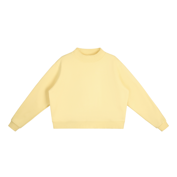 EIWMock Neck Crew Sweatshirt