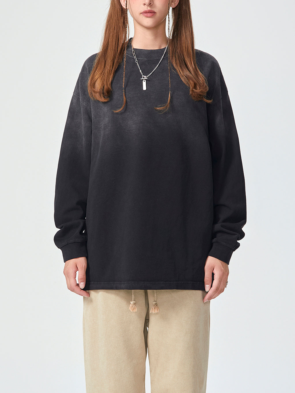 EIWGradient Washed Long Sleeve T-Shirt