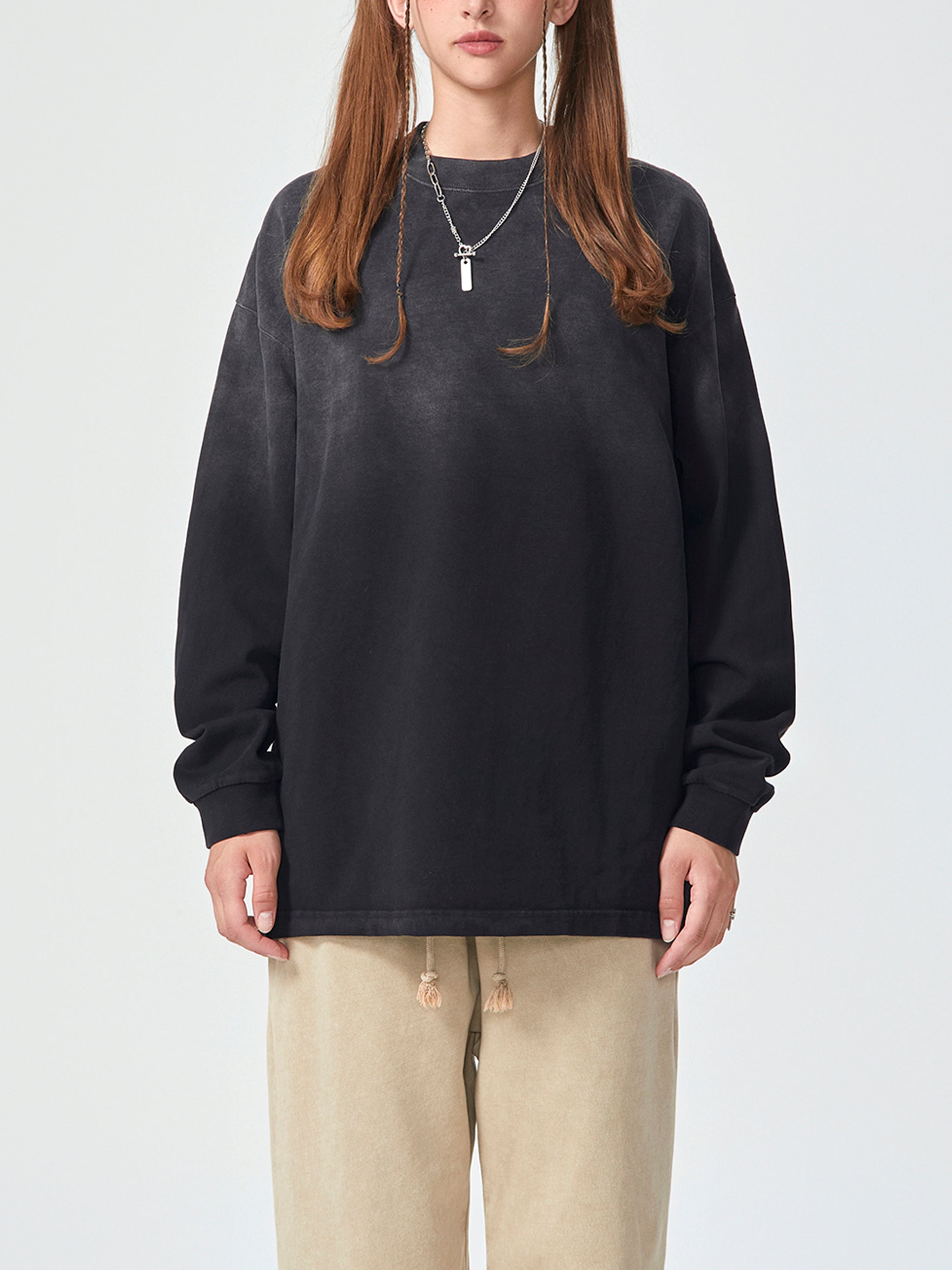 EIWGradient Washed Long Sleeve T-Shirt