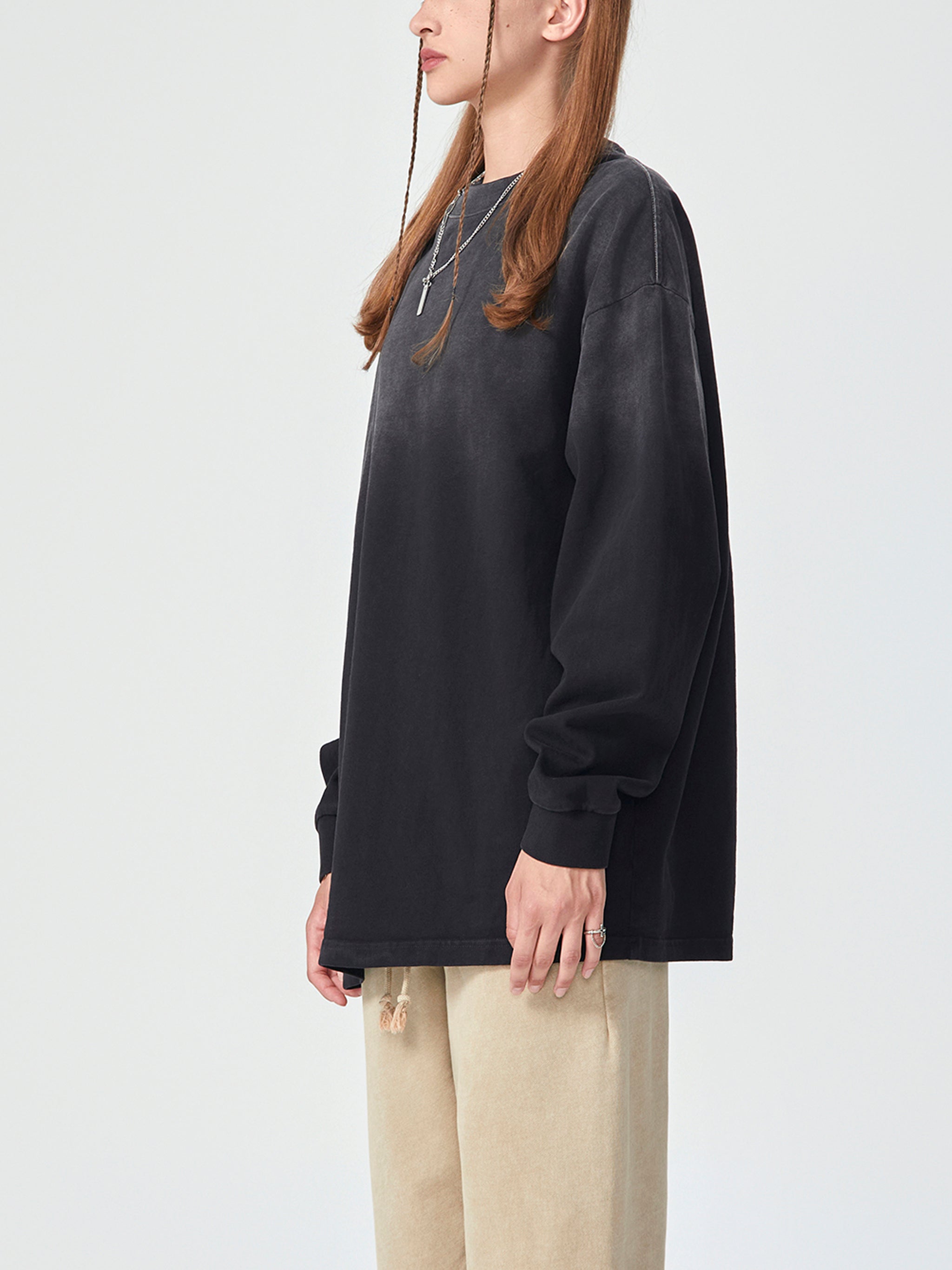 EIWGradient Washed Long Sleeve T-Shirt