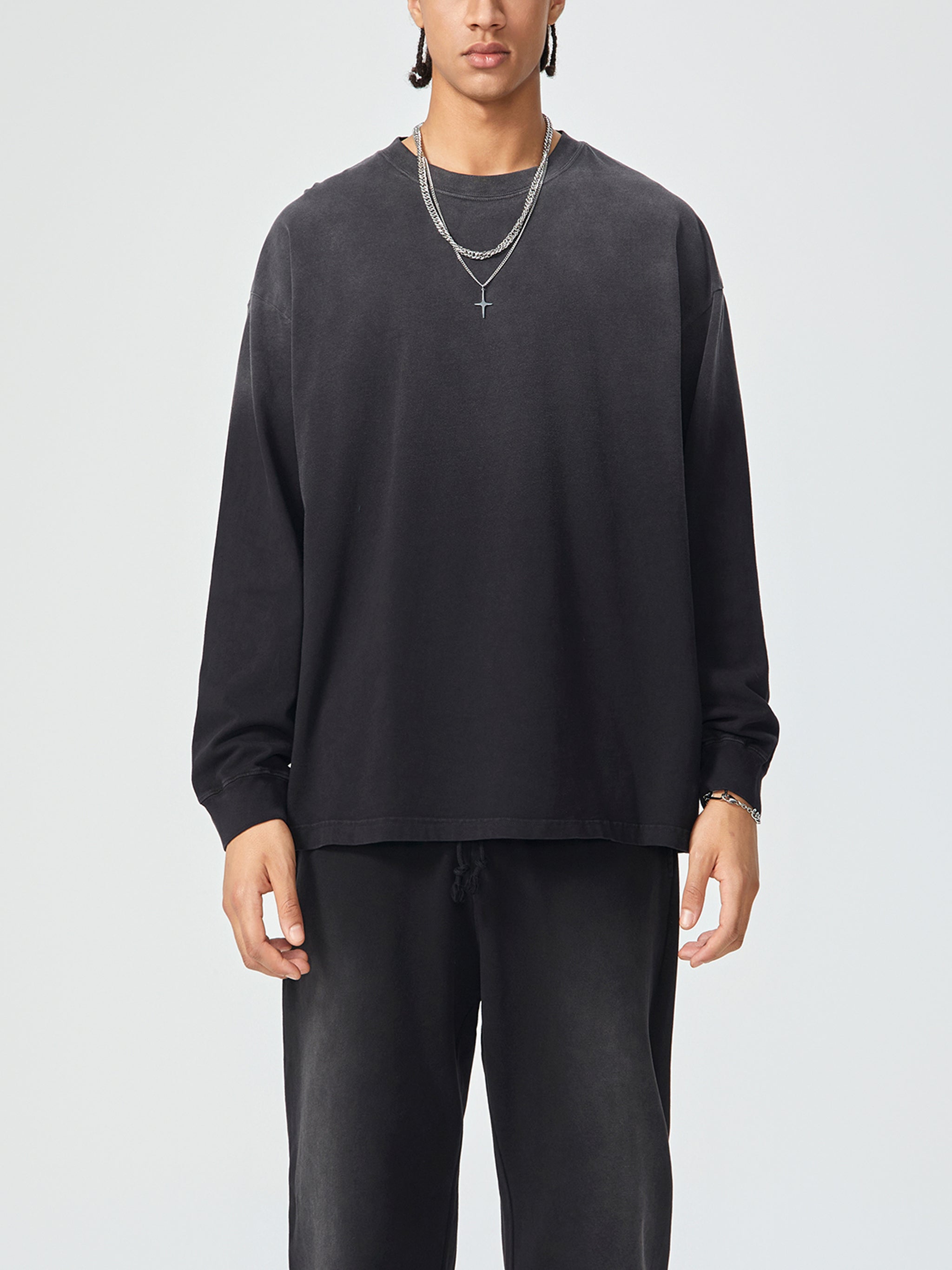 EIWGradient Washed Long Sleeve T-Shirt