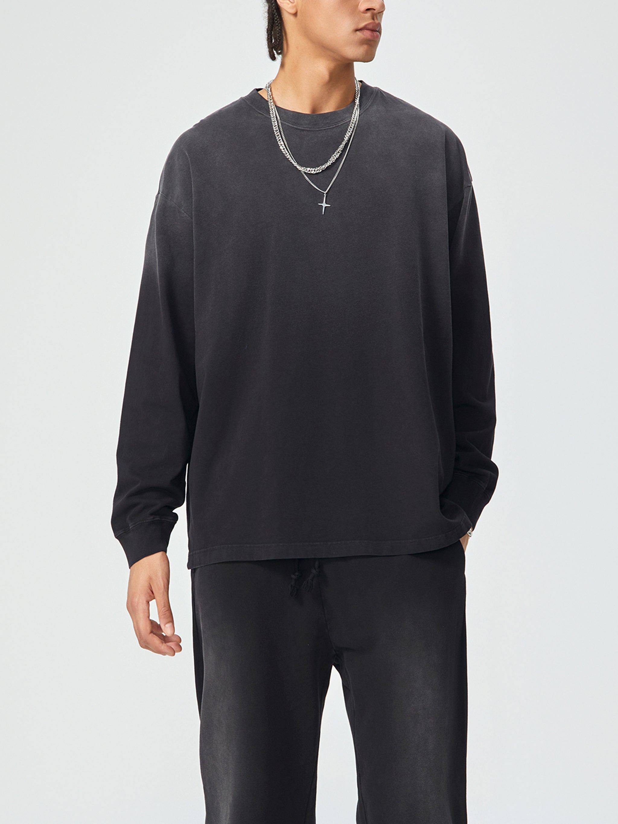 EIWGradient Washed Long Sleeve T-Shirt