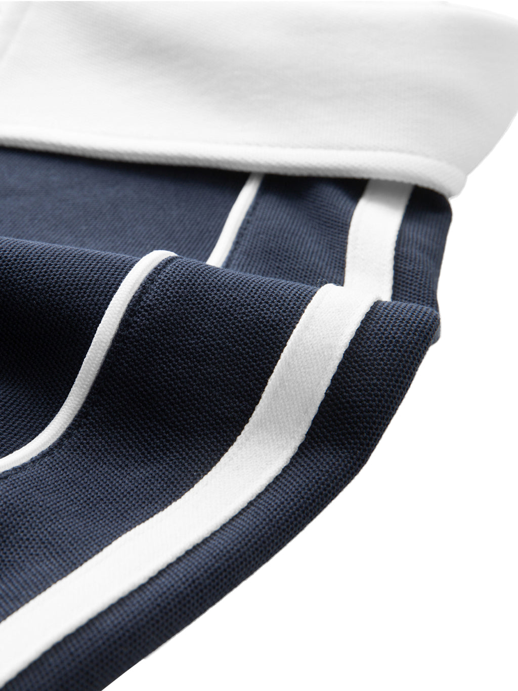 EIWContrast Collar Short-Sleeve Polo Shirt