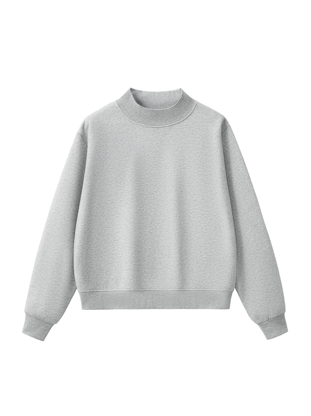 EIWMock Neck Crew Sweatshirt