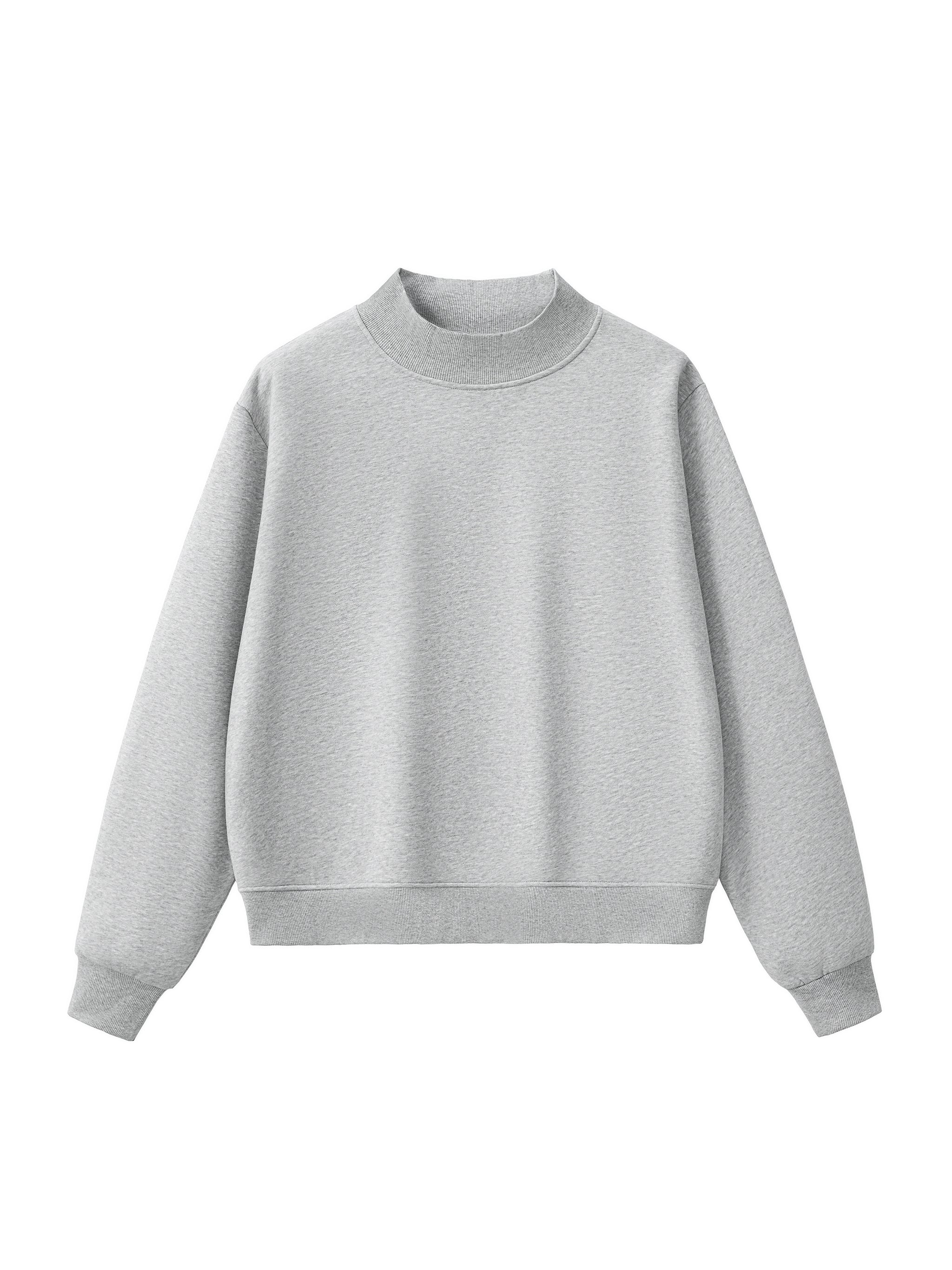EIWMock Neck Crew Sweatshirt