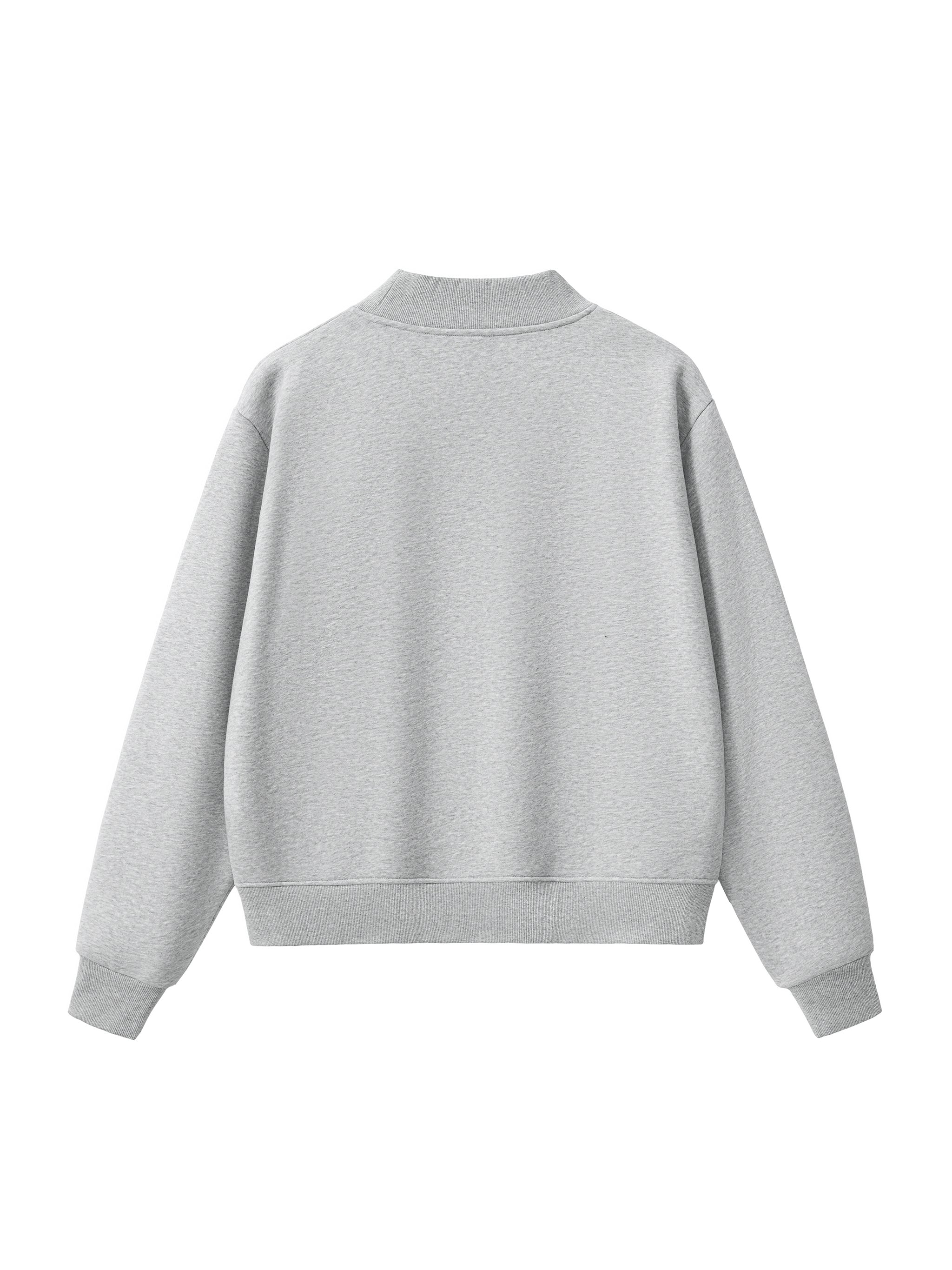 EIWMock Neck Crew Sweatshirt