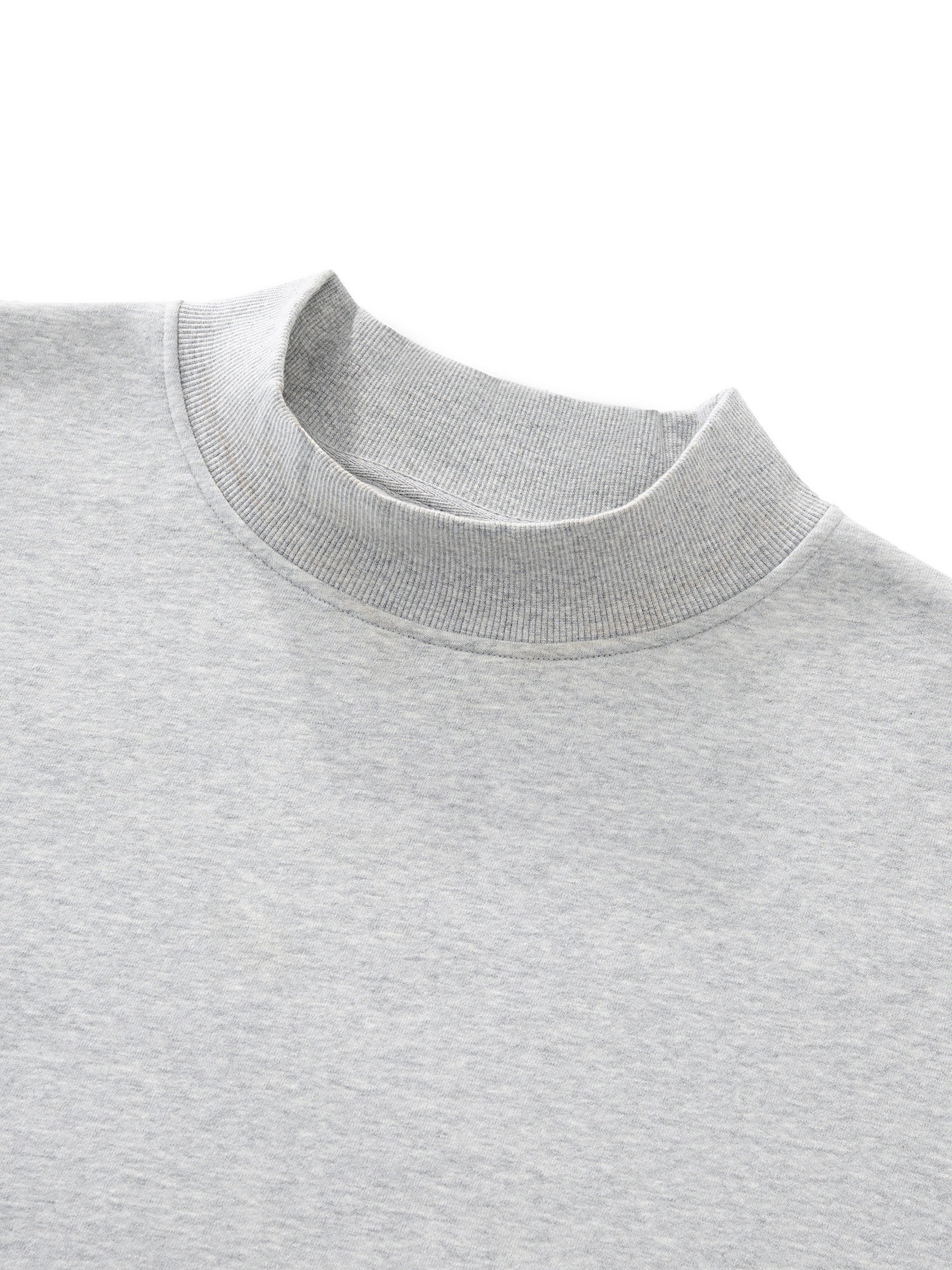 EIWMock Neck Crew Sweatshirt